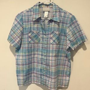 Alfred Dunner, Like New, PM, short sleeve blouse